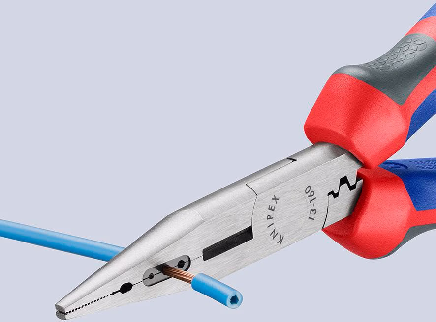 Verdrahtungszange L.160mm 0,5-0,75/1,5/2,5mm² pol.Comfort-Griff