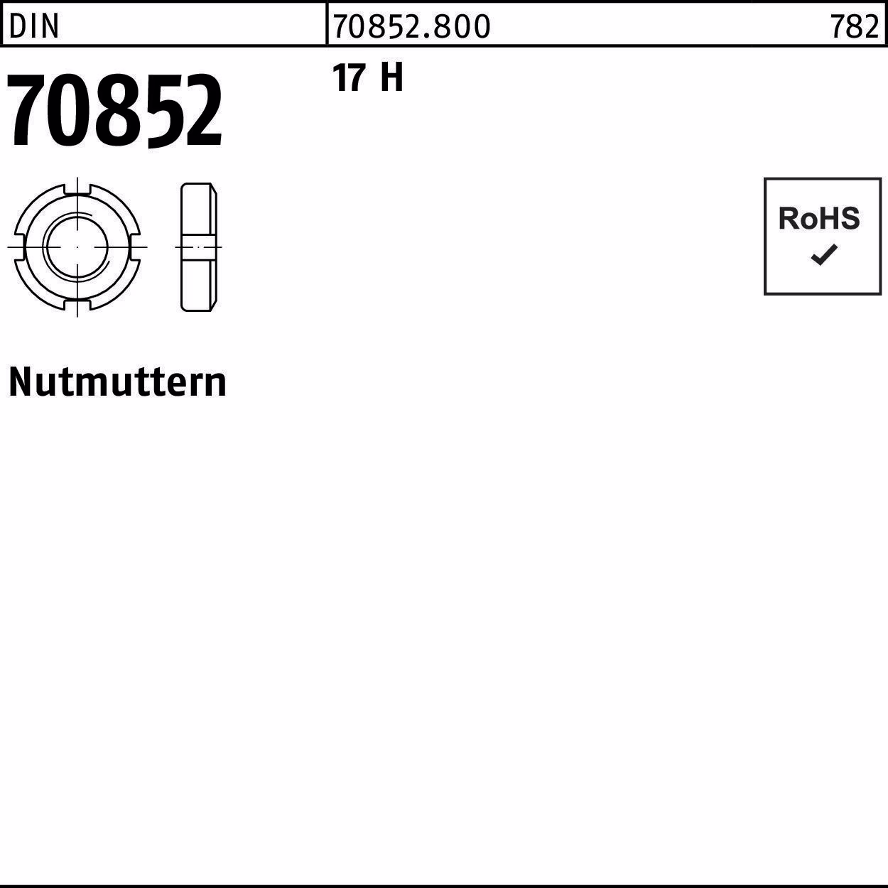 Nutmutter DIN 17H