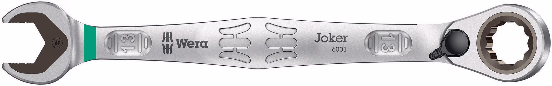 Maulringratschenschlüssel Joker SW 13mm L.179mm umschaltbar,Rings.15Grad