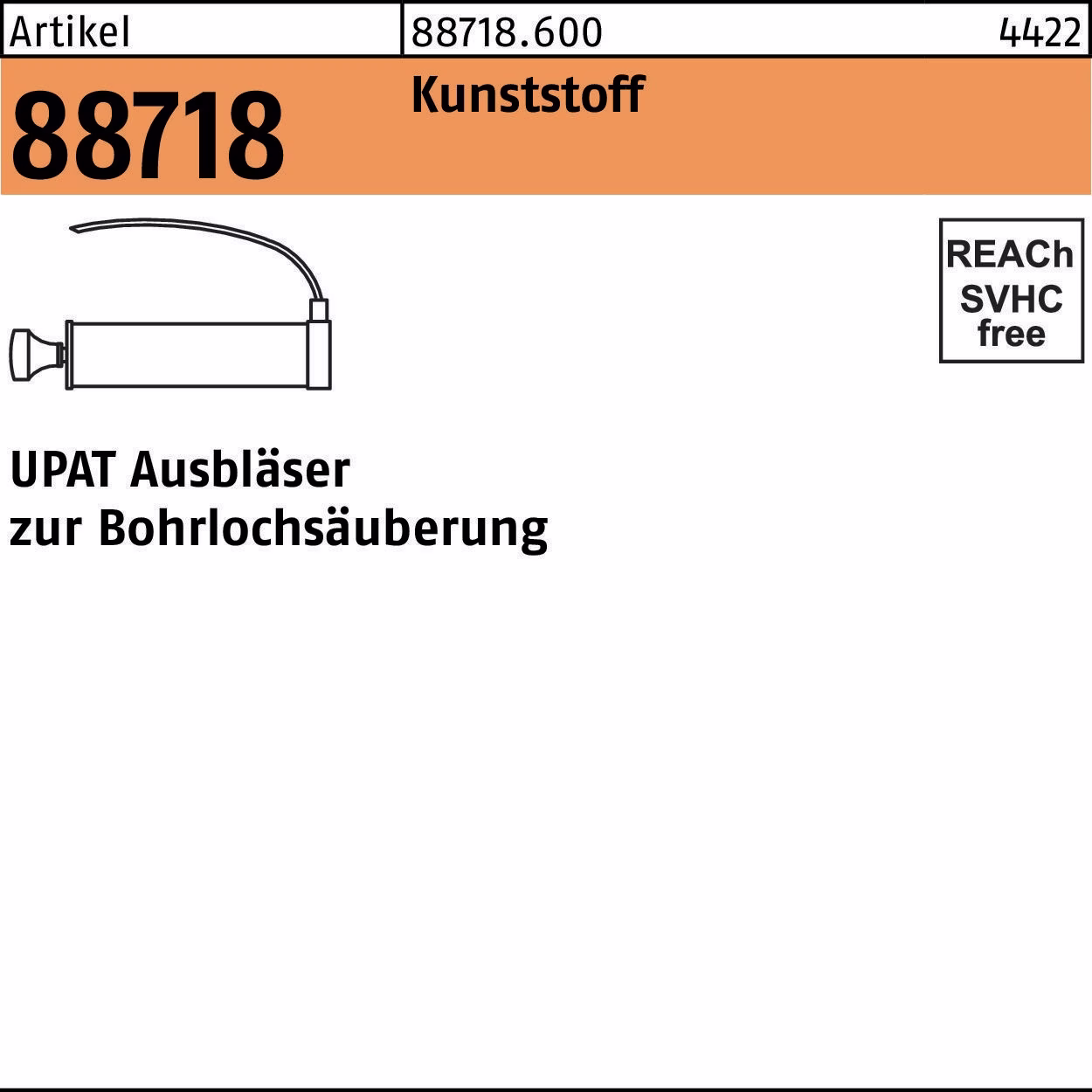 Ausbläser R 88718 AUSBLÄSER Ku. 1 Stück