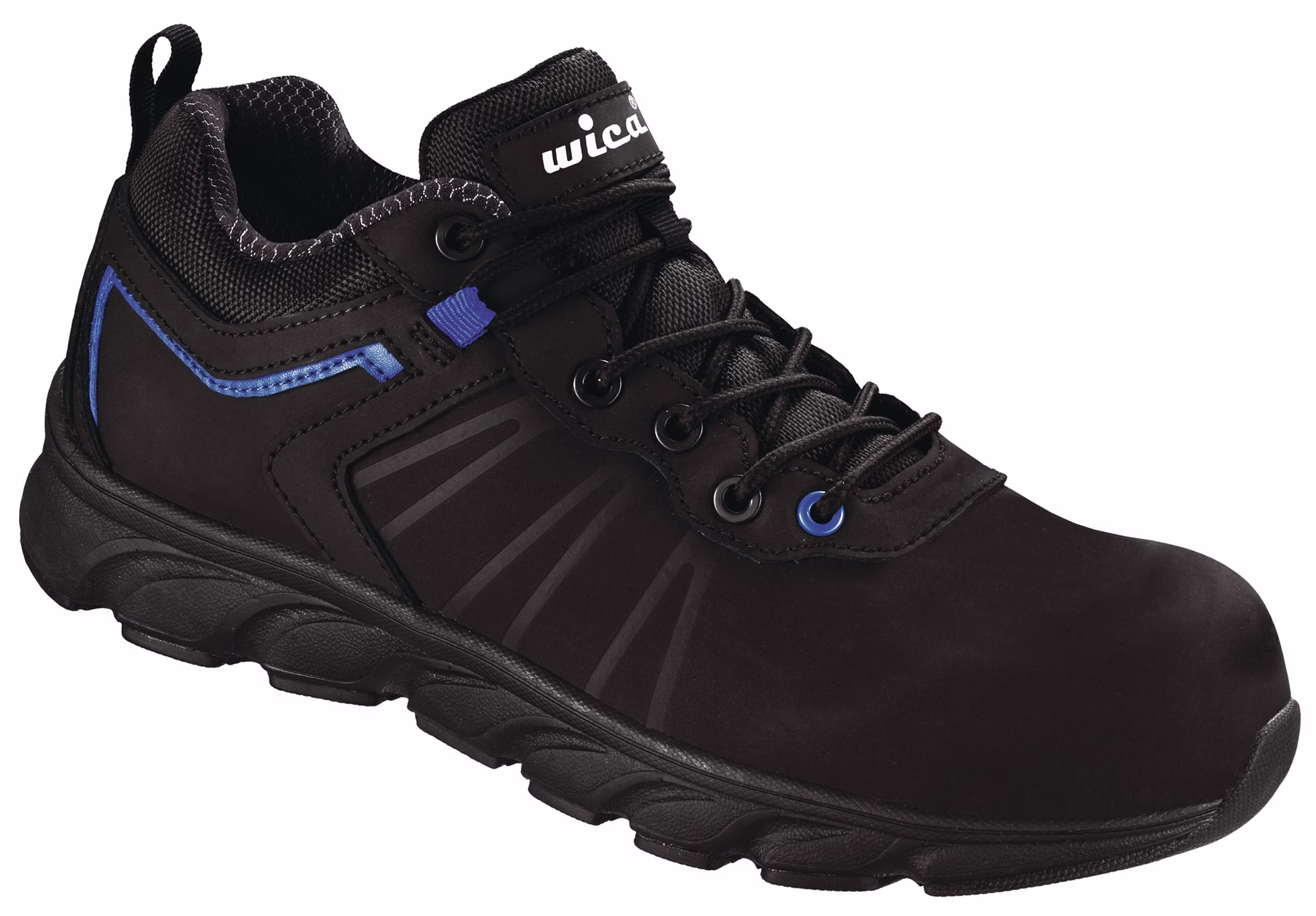 Sicherheitsschuh VEZZO schwarz/blau S3 SRC EN20345 Action-Nubuk