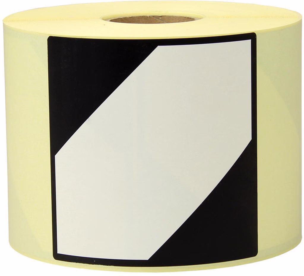 Etiketten Maße 100x100mm Papier weiß Aufdruck LQ