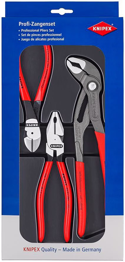 Zangensatz Kraft-Paket Inh.3tlg.pol.Kunststofftiefziehteil