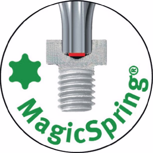 Schraubendrehersatz MagicSpring 362R K6 SO 6-tlg.TORX® Mehrkomponentengriffen