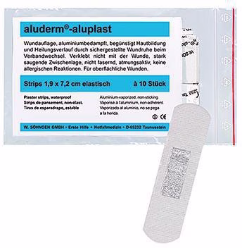 Pflasterstrip aluplast 1009166 1,9x7,2cm el. 10 St./Pack.