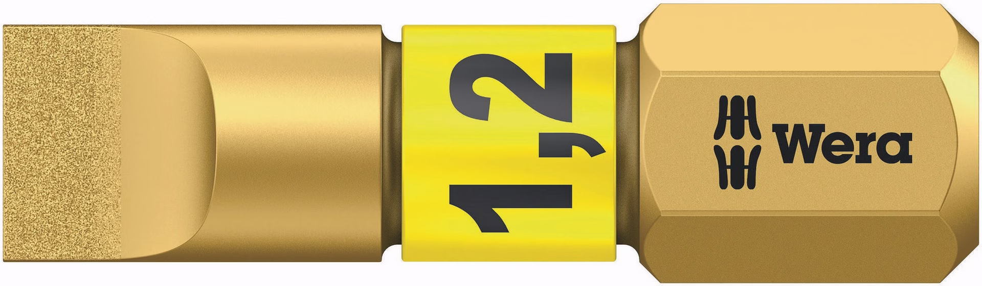 Bit 800/1 BDC DIN3126 FormC6,3/ISO1173 diamantbeschichtet CV-Molybdän zähhart 6-kant-Bitaufnahme 1/4Zoll WERA