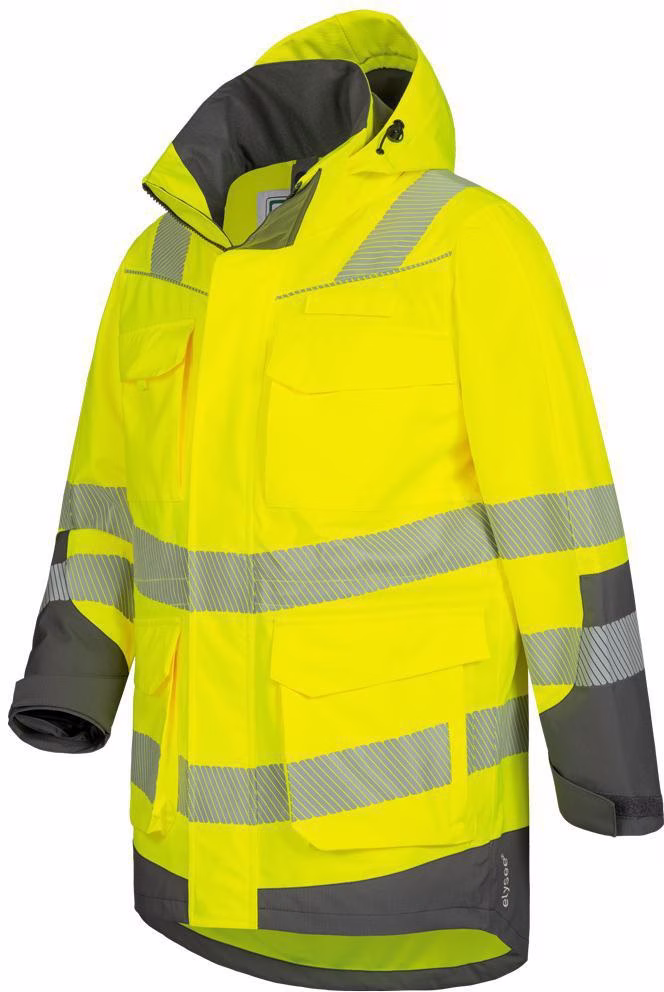 Warnschutzparka ARWID Gr.M gelb/grau