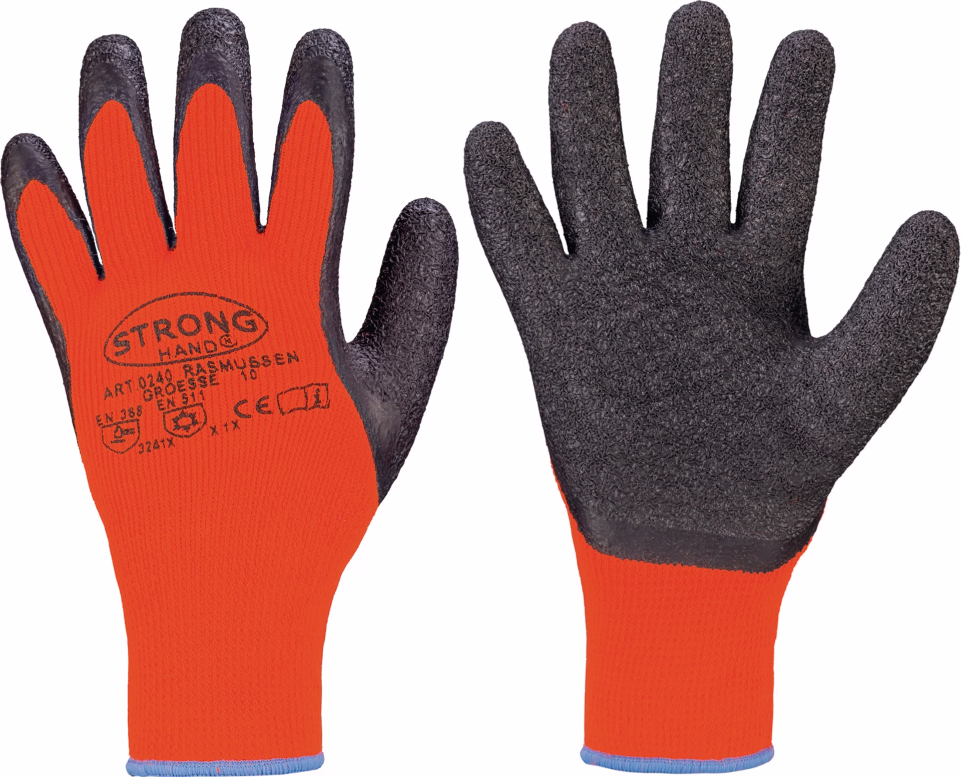 Kälteschutzhandschuhe Rasmussen orange/schwarz EN 388,EN 511 PSA II