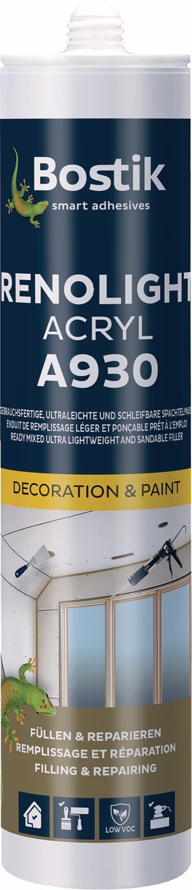 Füllspachtel RENOLIGHT ACRYL A930 weiß B2 n.DIN 4102 300ml