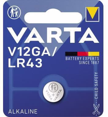 Knopfzelle 04278101401 V12GA 1,5V 80mAh Alkali-Mangan