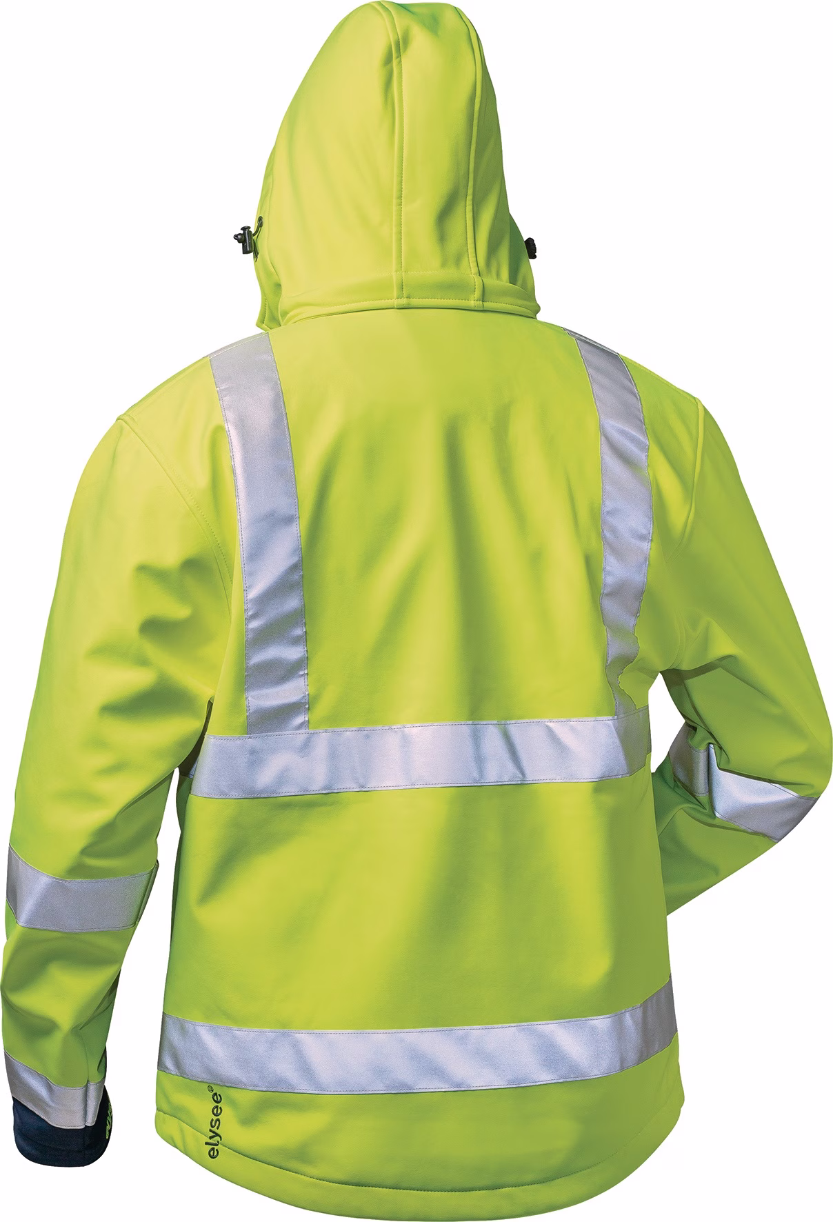 Warnschutz-Softshelljacke LIAM Gr.M fluoresz.gelb/marine