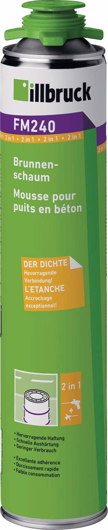 1K-Brunnenschaum FM240 750ml B2 grün o.Einw.-Handsch.Dose