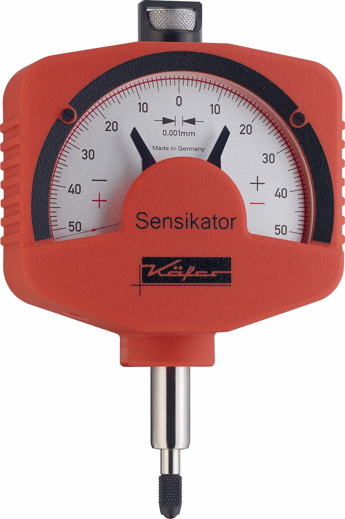 Feinzeiger Sensikator 0,1mm Abl.0,001mm m.Stoßschutz m.Prüfprotokoll