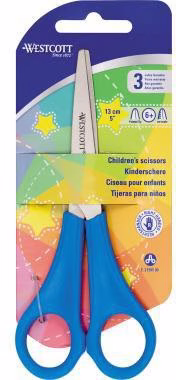 Kinderschere E-21595 00 13cm 5 Zoll spitz blau