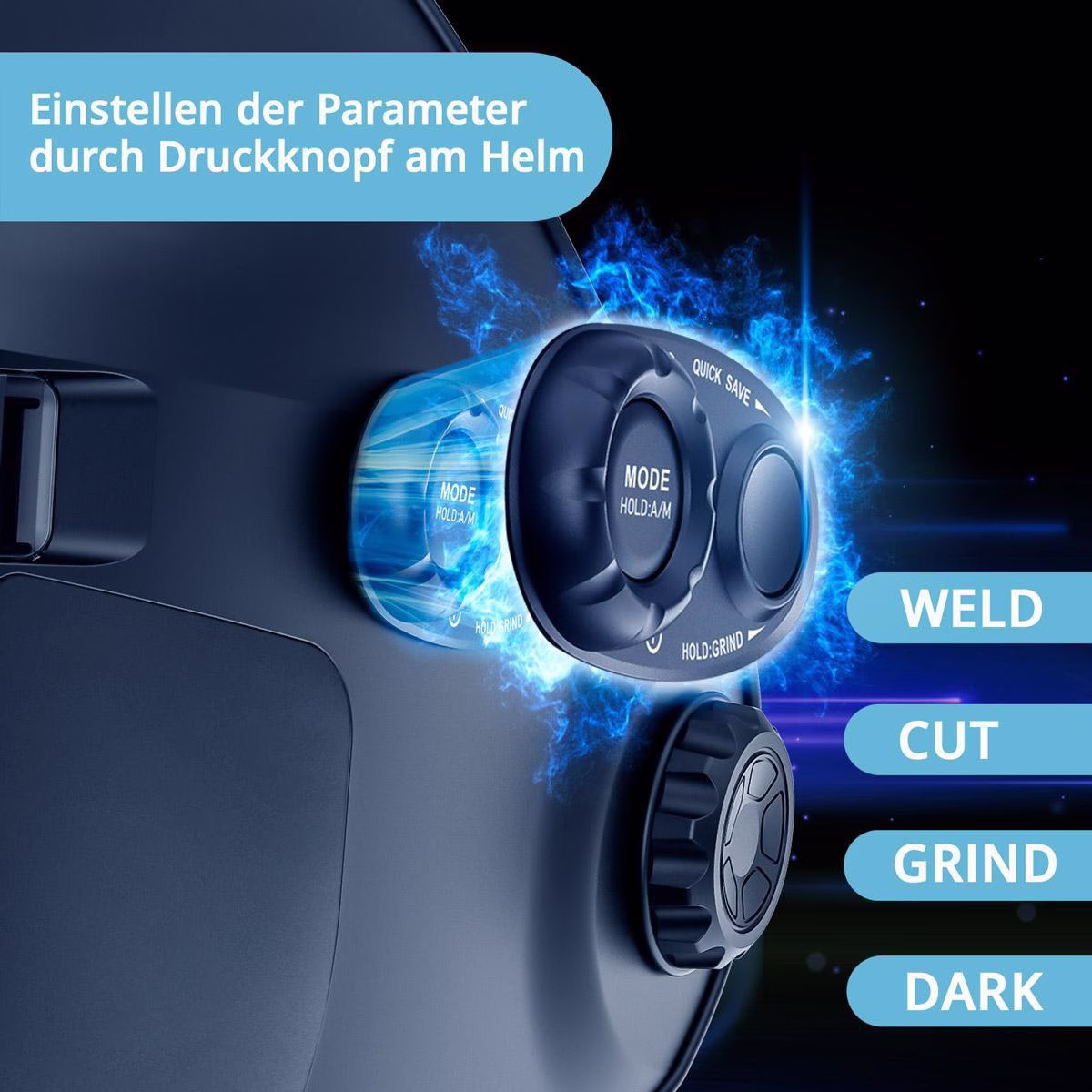 Schweißerschutzhelm TITAN 3-in-1