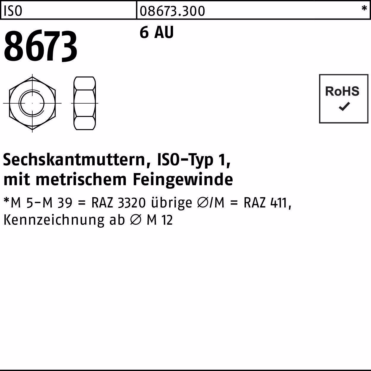 Sechskantmutter ISO
