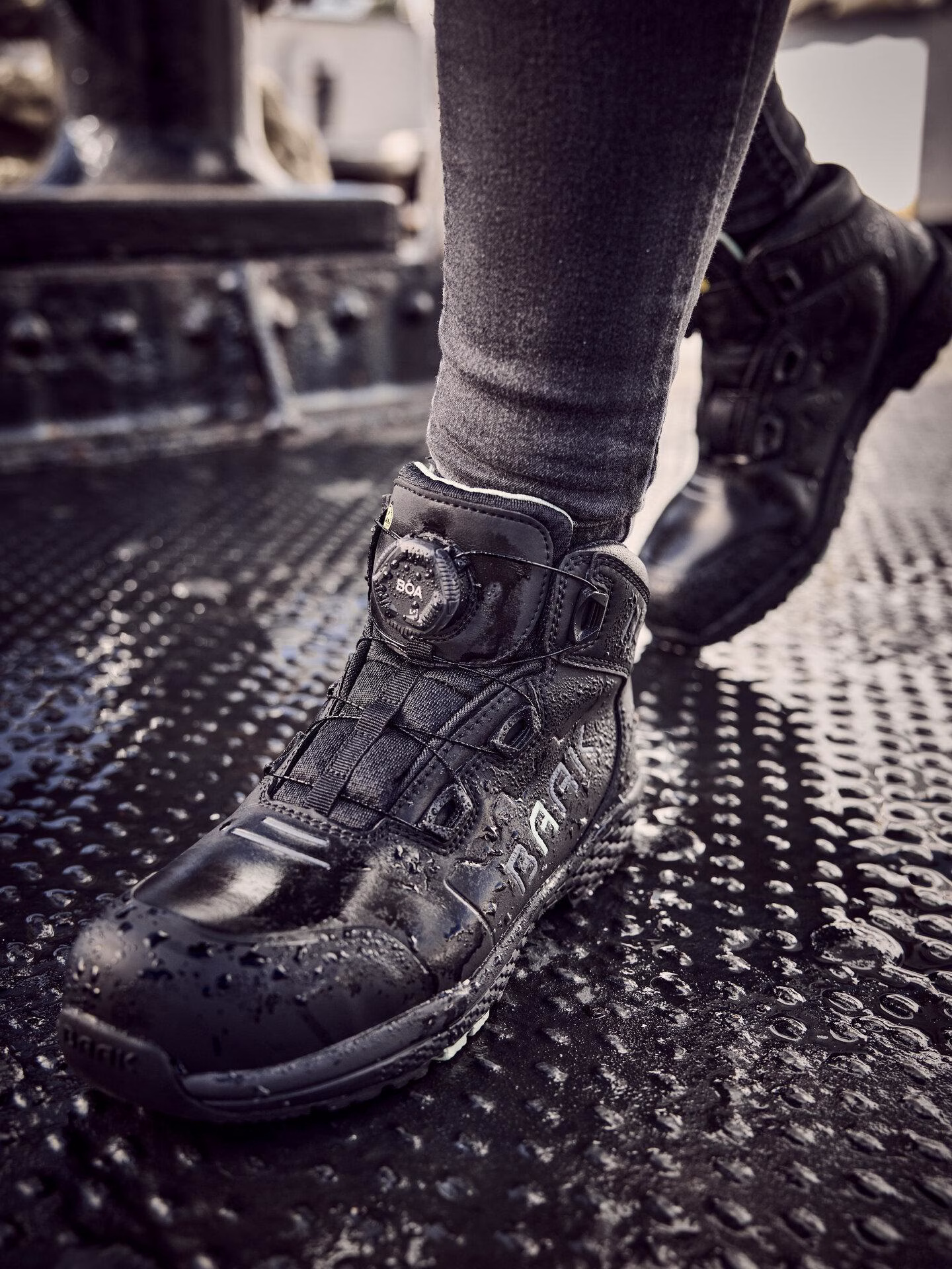 Damensicherheitsstiefel Alessia Gr.42 W.10 schwarz/grün Mikrofaser/TPU