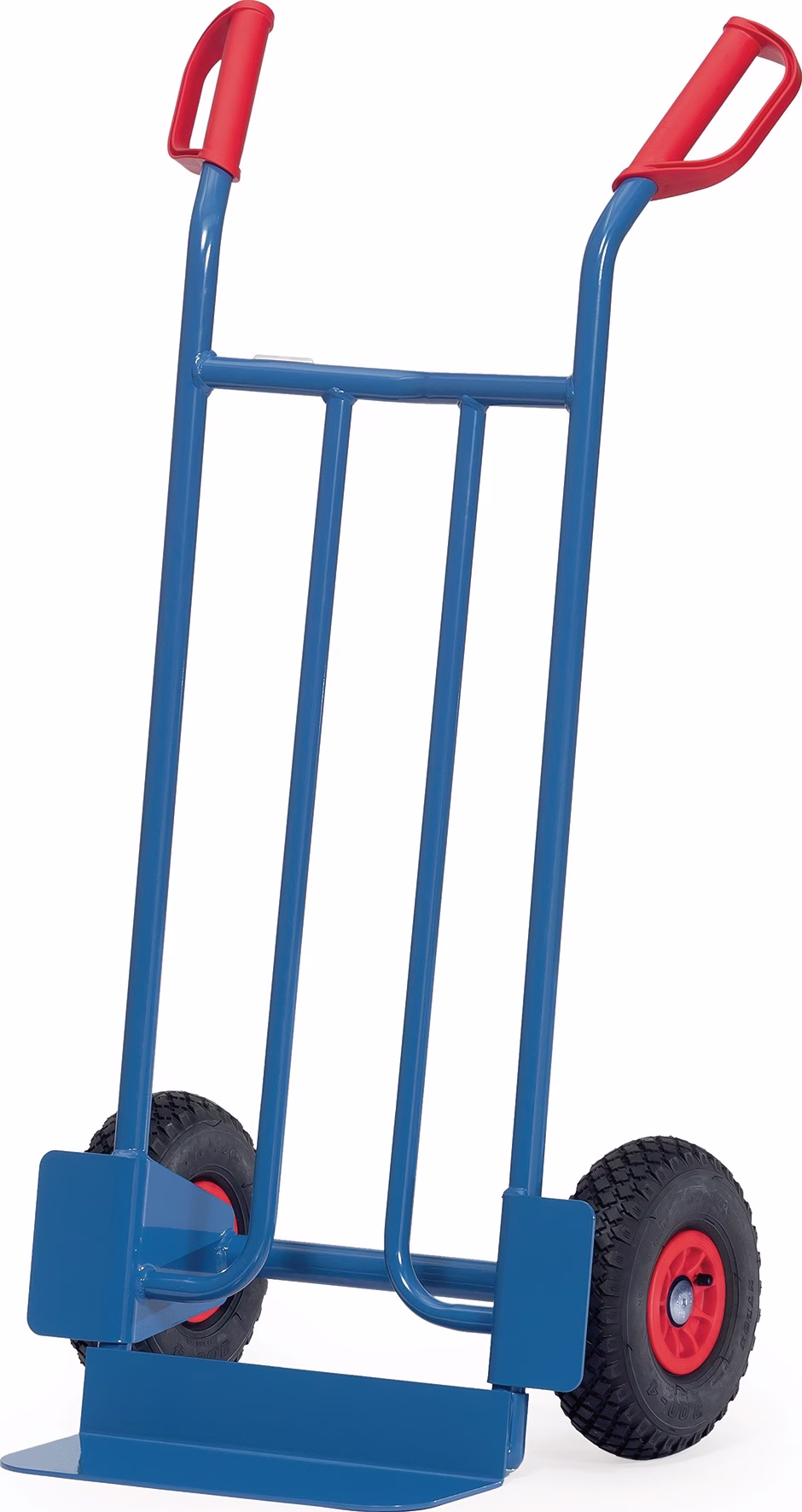 Sackkarre H.1150mm Schaufel-L150xB400mm Luft-Bereifung Trgf.250kg blau