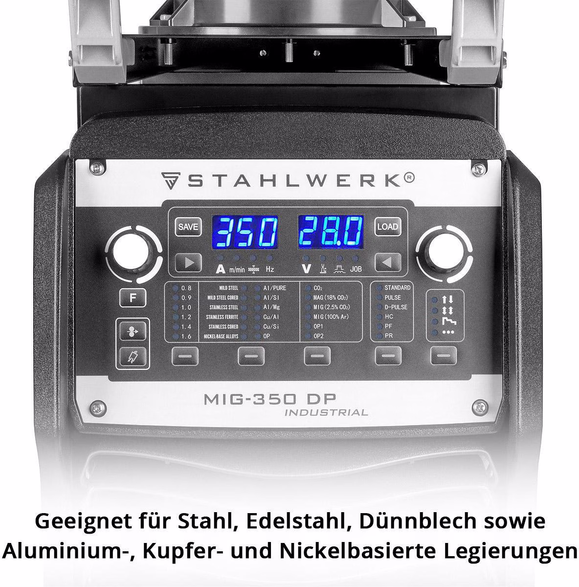 Schutzgasschweißgerät MIG MAG 350 DP IGBT Einzelgerät m.Zub.60-350 A