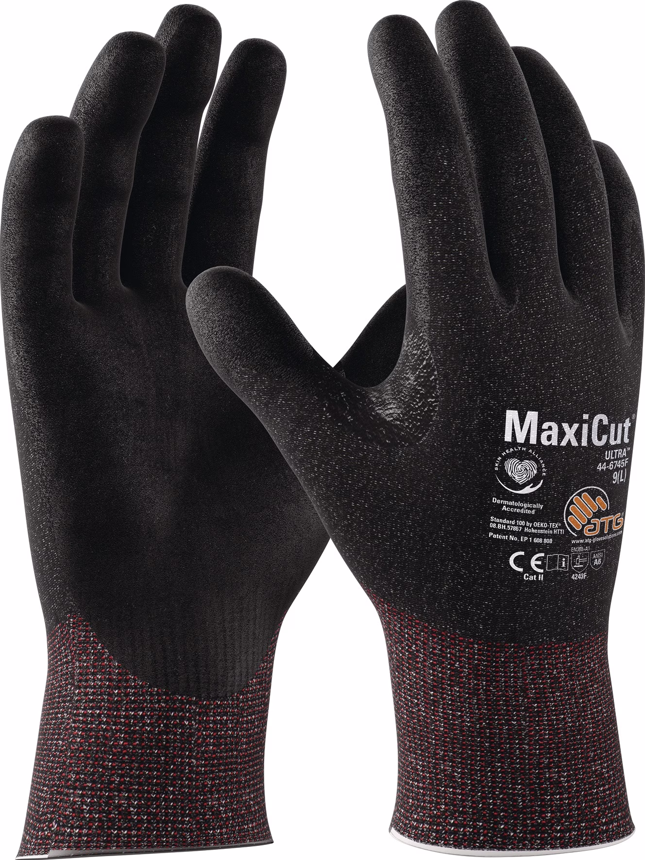 Schnittschutzhandschuhe MaxiCut® Ultra™ 44-6745F schwarz EN 388 PSA II