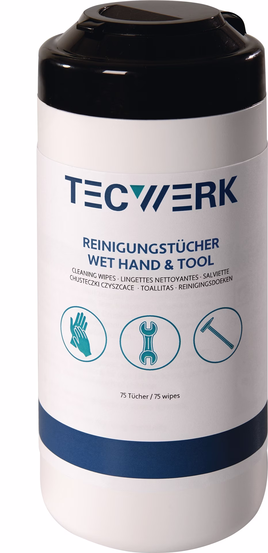 Handreinigungstuch Wet Hand & Tool gebrauchsfertig 75 Tücher/Box