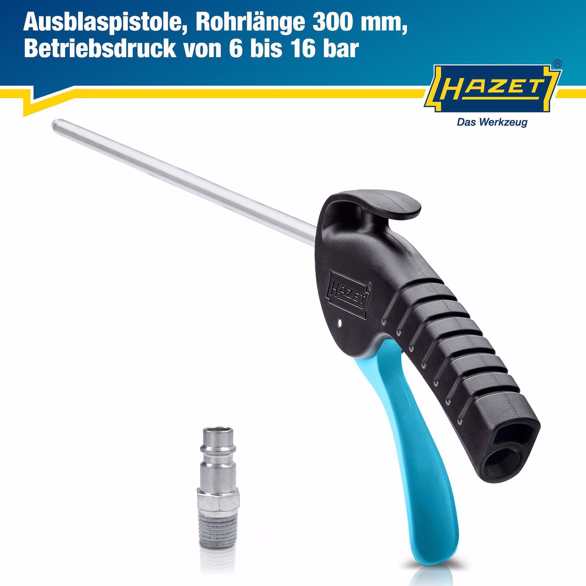 Druckluftausblaspistole 9040P-2 Kupplungsstecker DN 7,2
