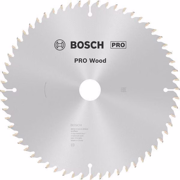 Kreissägeblatt PRO Wood AD 250mm Z.60 WZ/N Bohr.30mm Schnitt-B.3,2mm HM