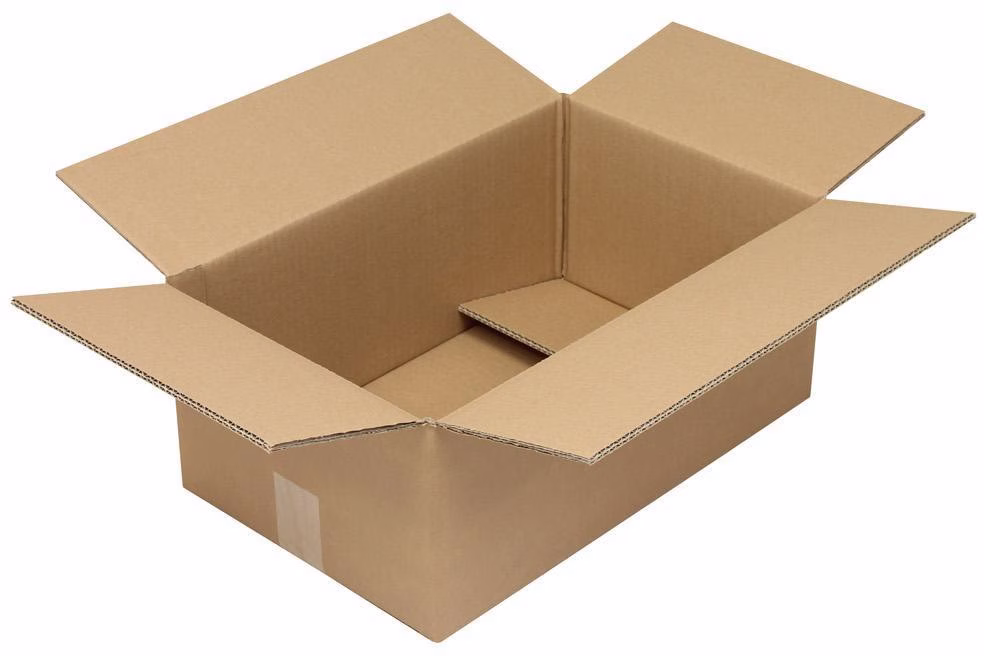 Faltkarton 2-wellig Maße 450x280x180mm Qualität 2.30BC braun