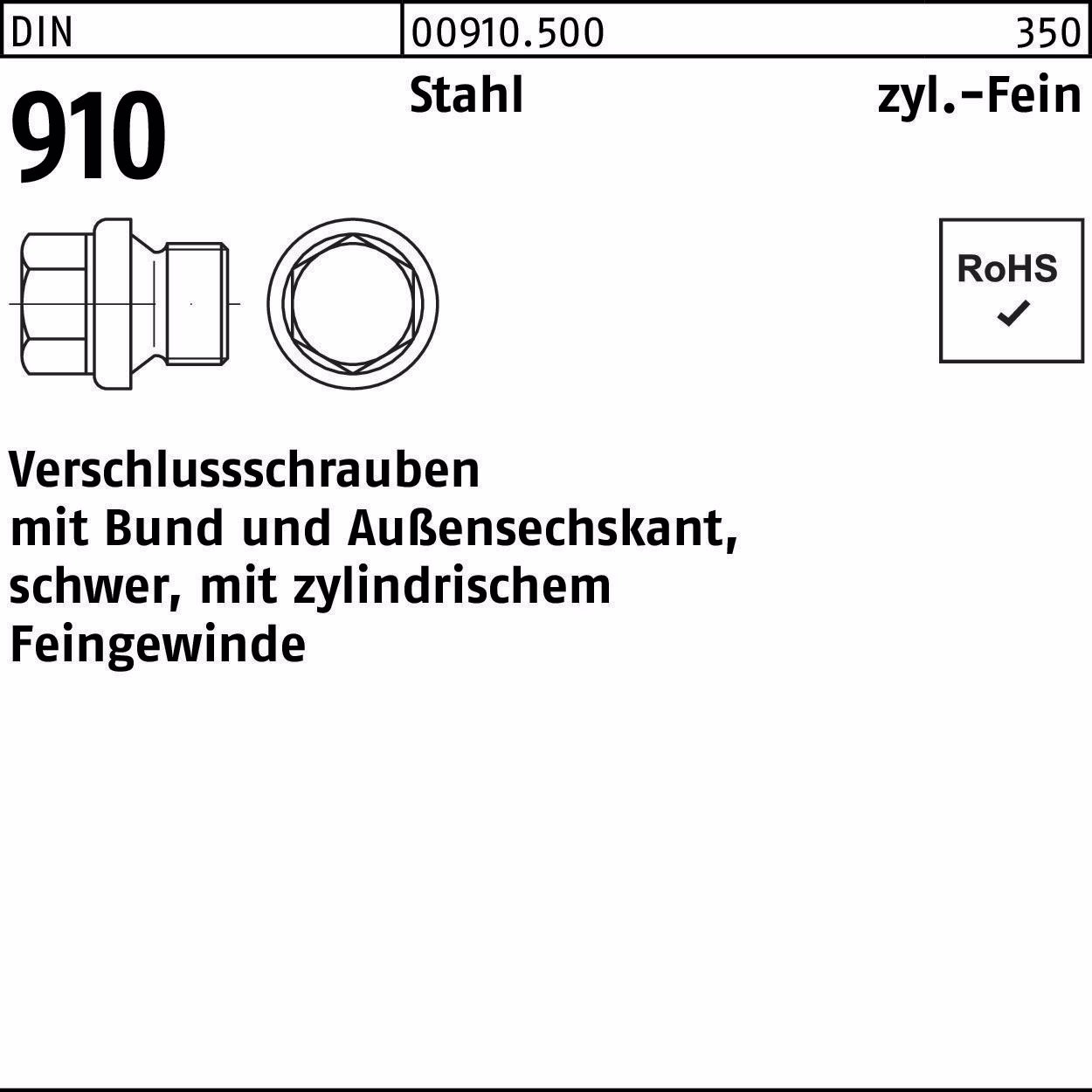 Verschlußschraube DIN 910