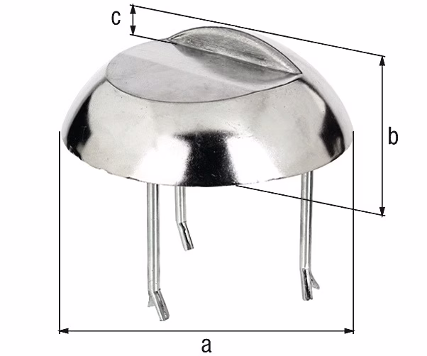 Auflaufstütze Alu-Guss anschr.Betonanker 65mm