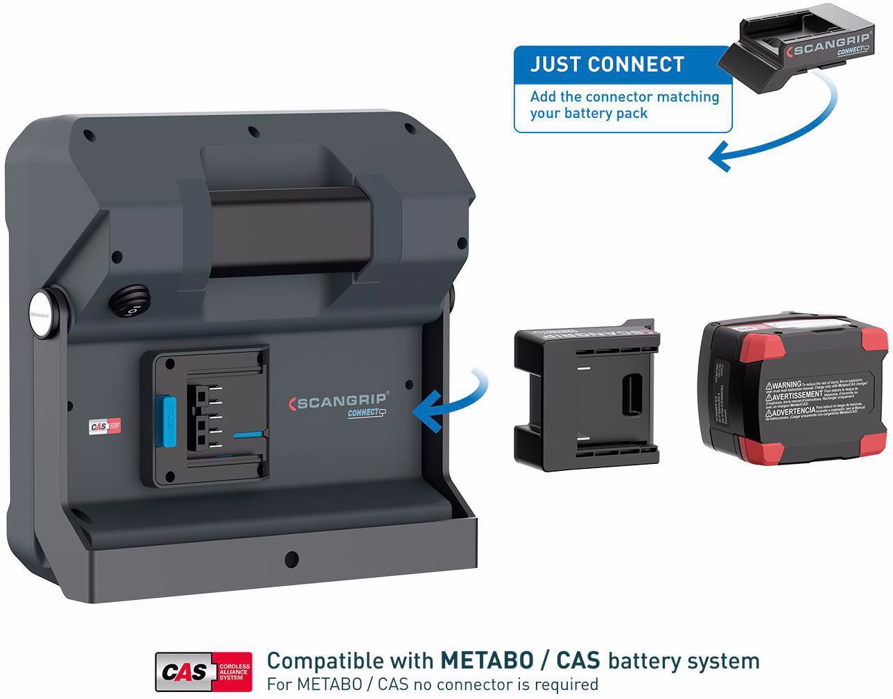 LED-Strahler VEGA 4 CONNECT 40 W 2000-4000 lm IP54