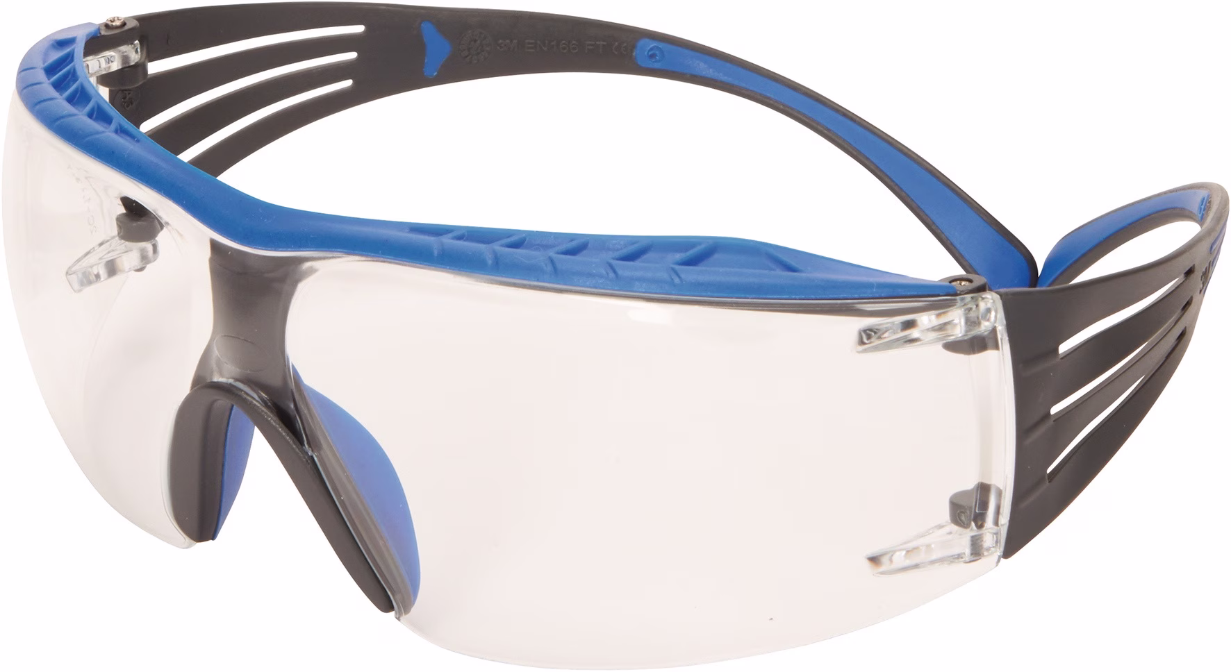 Schutzbrille SecureFit™ 400X EN 166 Bügel blau/grau,Scheibe klar PC