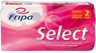 Toilettenpapier Select 1020806 2-lagig weiß 8 Rl./Pack.