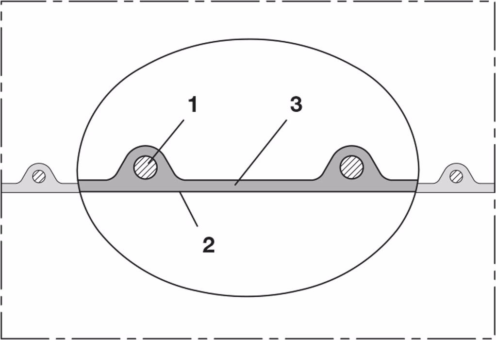 PU-Förderschlauch ID 40mm AD 47,00mm 3.5mm L.10m