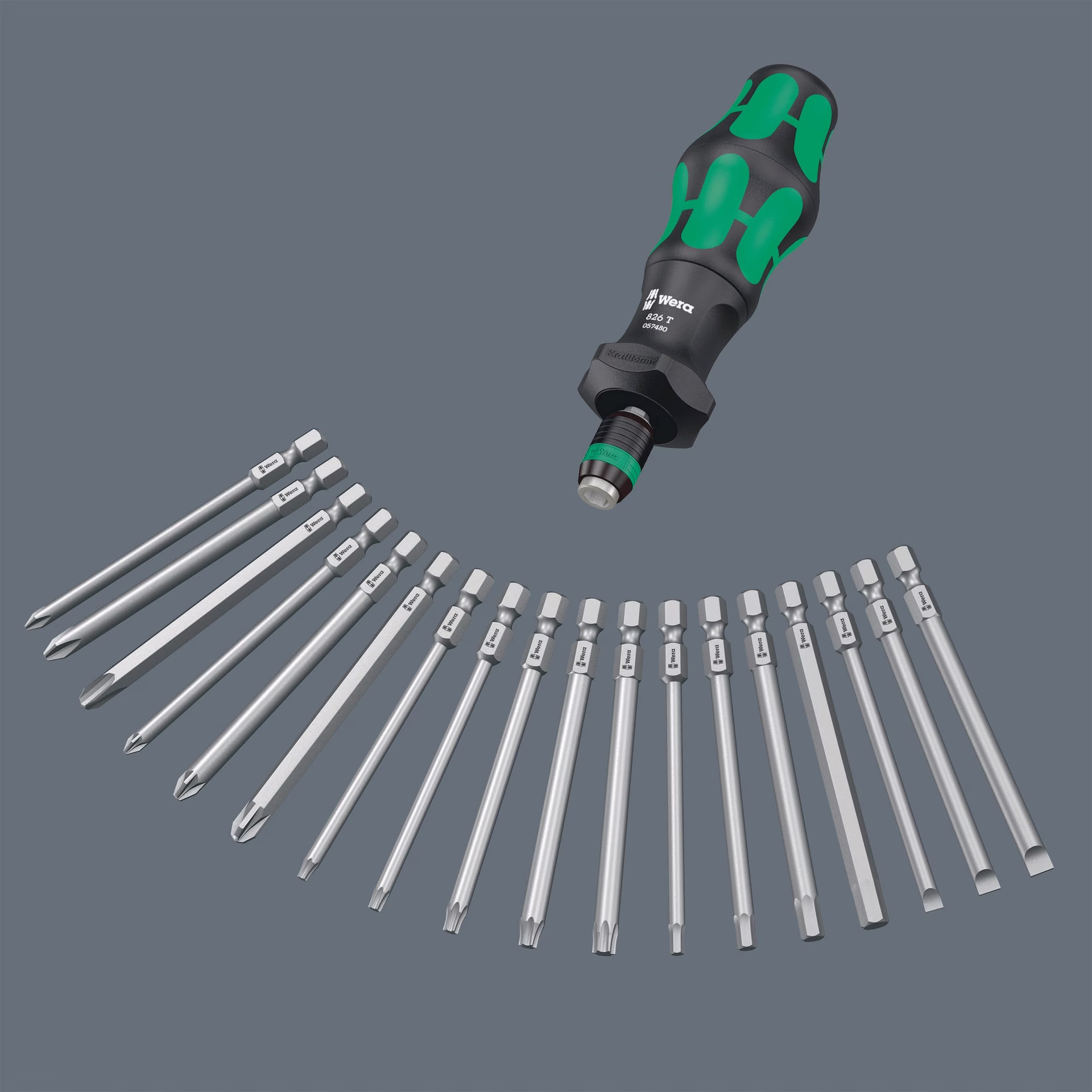 Bitsortiment KK Turbo 1 19-tlg.Schlitz/PH/PZD/TORX®/6Kt