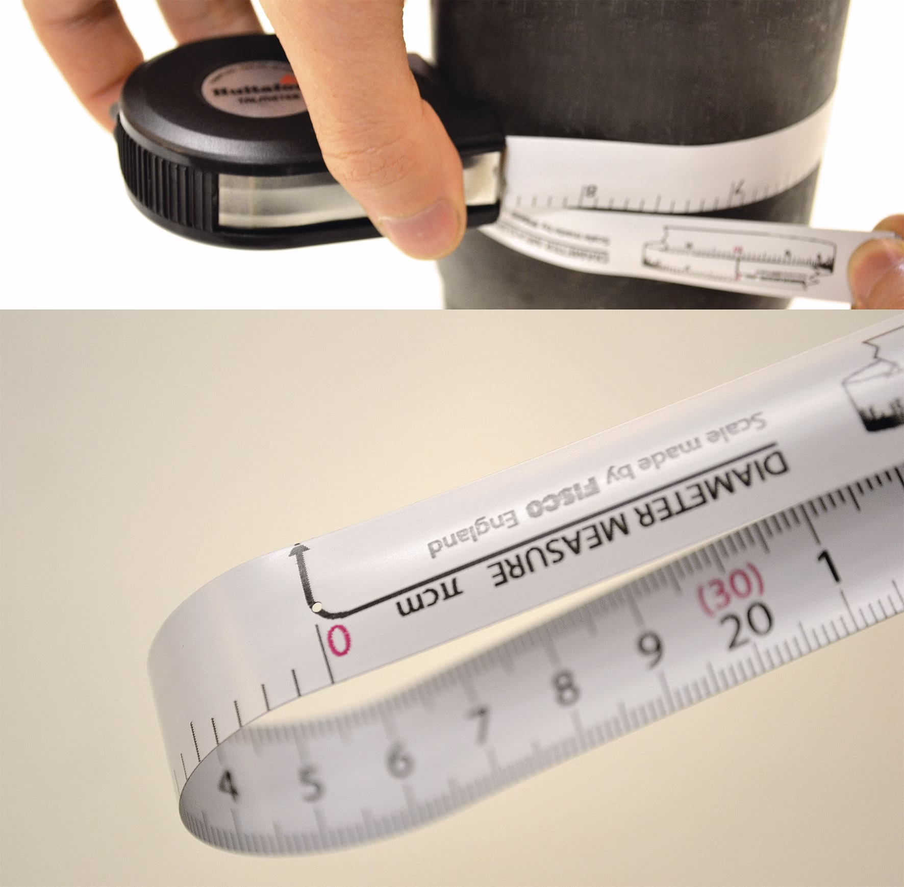 Taschenrollbandmaß Talmeter L.2m B.16mm mm/cm EG II ABS Messlasche