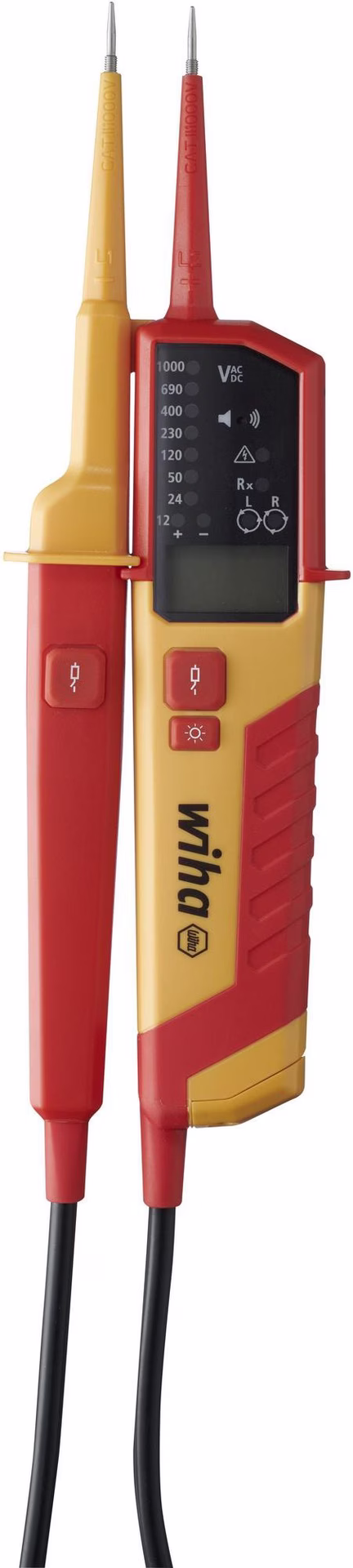 Spannungs-/Durchgangsprüfer 0,5-1000/0,5-1500 V AC/DC CAT III 1000V/CAT IV 600 V