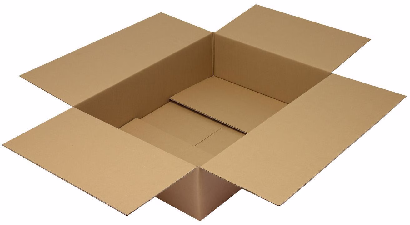 Faltkarton 2-wellig Maße 780x580x200mm Qualität 2.30BC braun