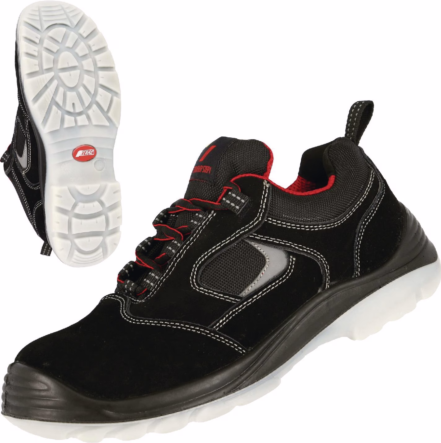 Sicherheitsschuh EASY STEP Gr.42 W.11 schwarz S1P SRC EN20345 Leder