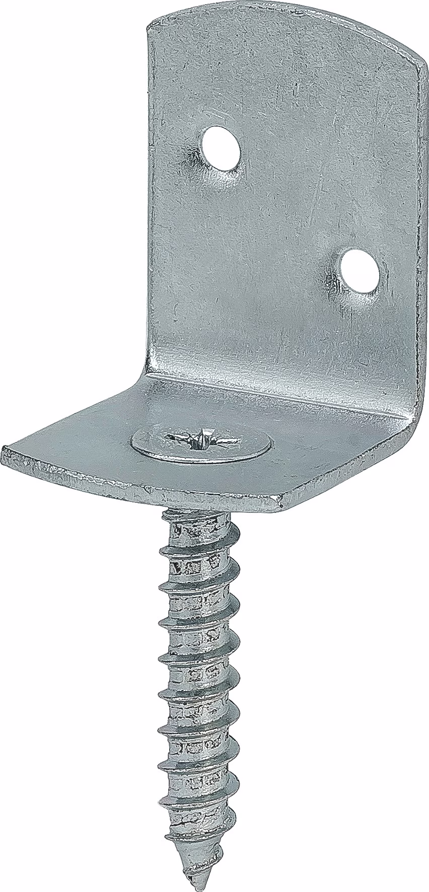 Flechtzaunbeschlag 32x30x38mm blau verz.L-Form