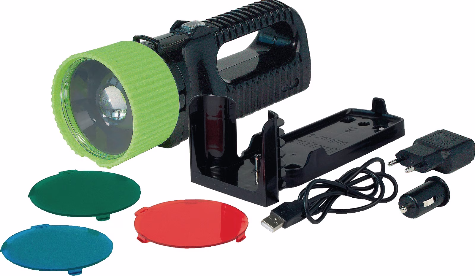 LED-Handscheinwerfer UniLux Pro AccuLux 3,7 V 4400 mAh Li-Ion 270 lm Krt