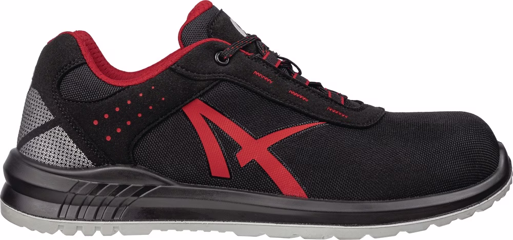 Sicherheitsschuh GRID LOW Gr.41 W.11 schwarz/rot S3L ESD FO SR