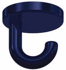 Einzelhaken 477.90.040 Unterkopfh.A.40mm PA 50 stahlblau H.40mm D.40mm