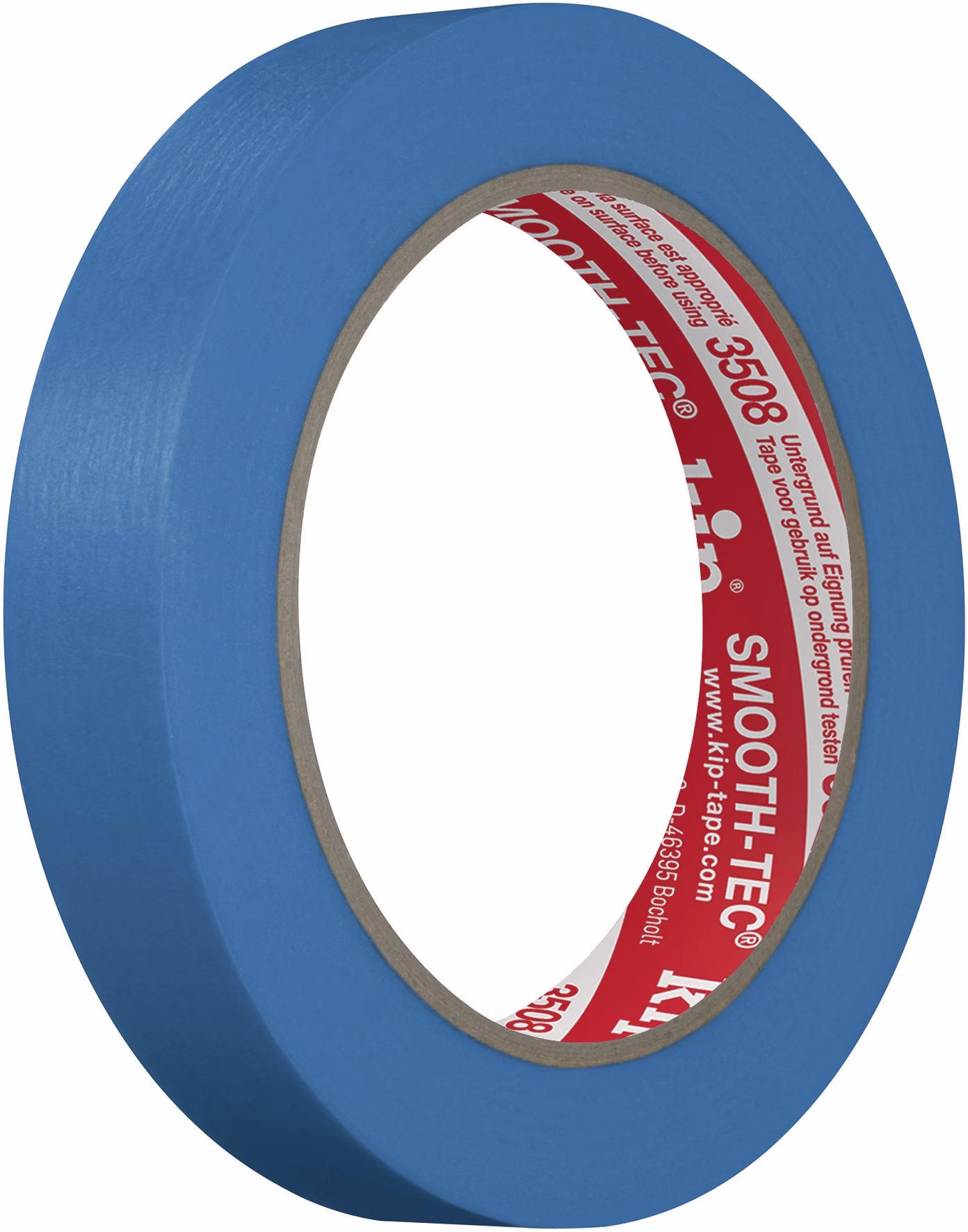 Glattkreppband 3508 SMOOTH-TEC® glatt blau L.50m B.18mm