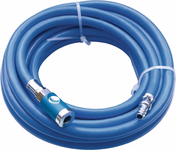 Druckluftschlauchset ID 9mm AD 16mm L.10m Sicherheitskuppl.DN 7,4