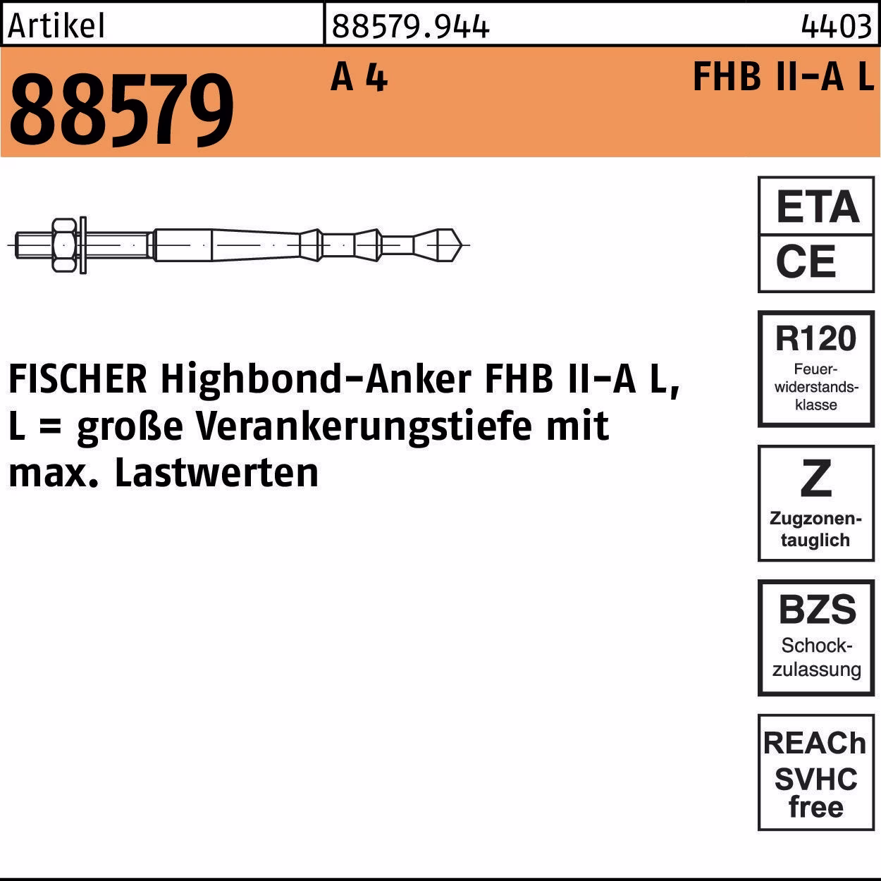 Highbond-Anker R 88579