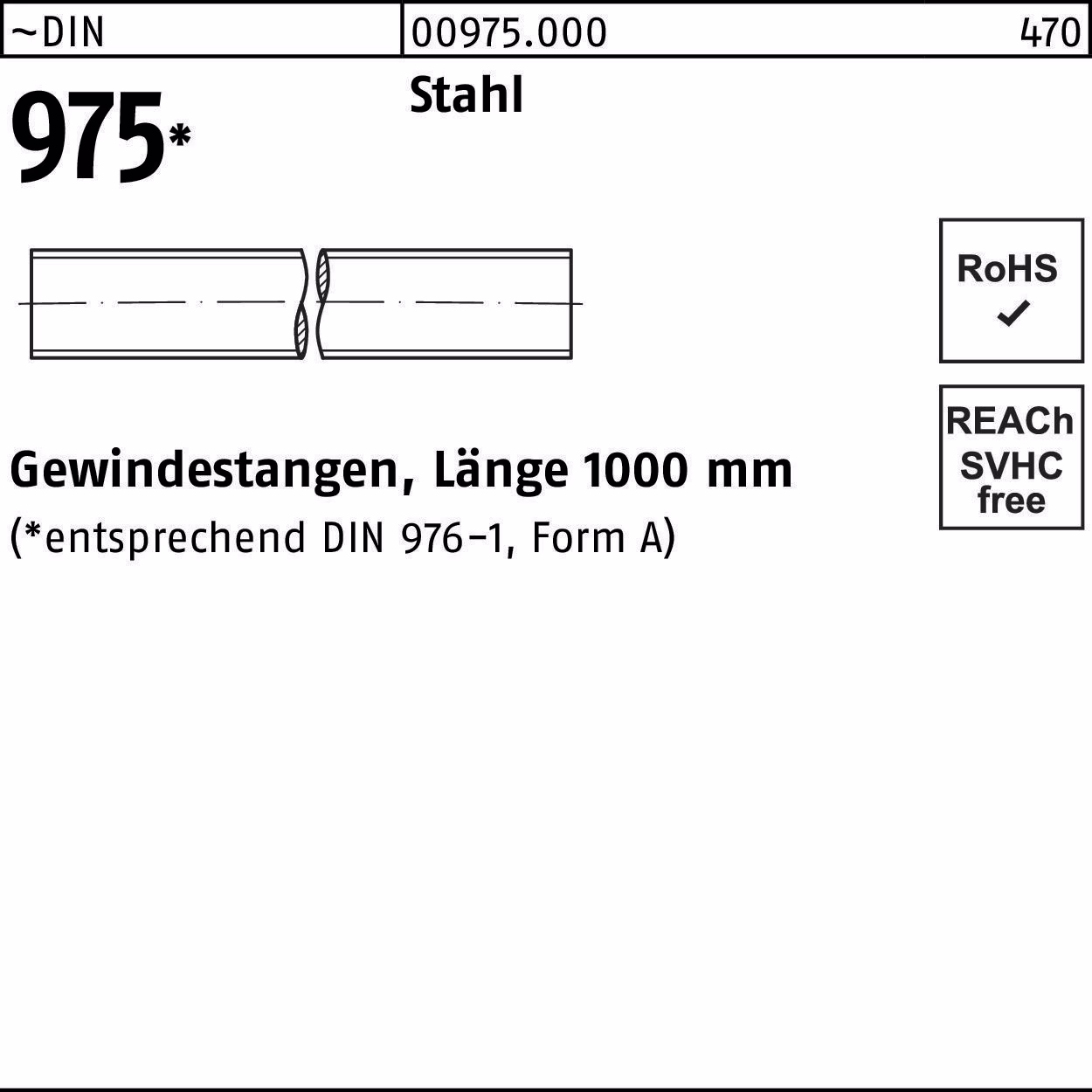 Gewindestange DIN 975 1