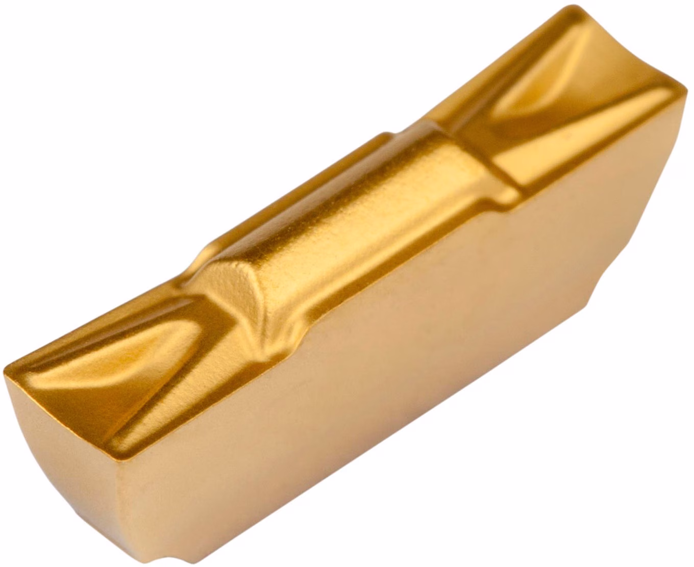 Drehwendeschneidplatte ISO LCMF Tiefe 3mm PVD beschichtet Gold