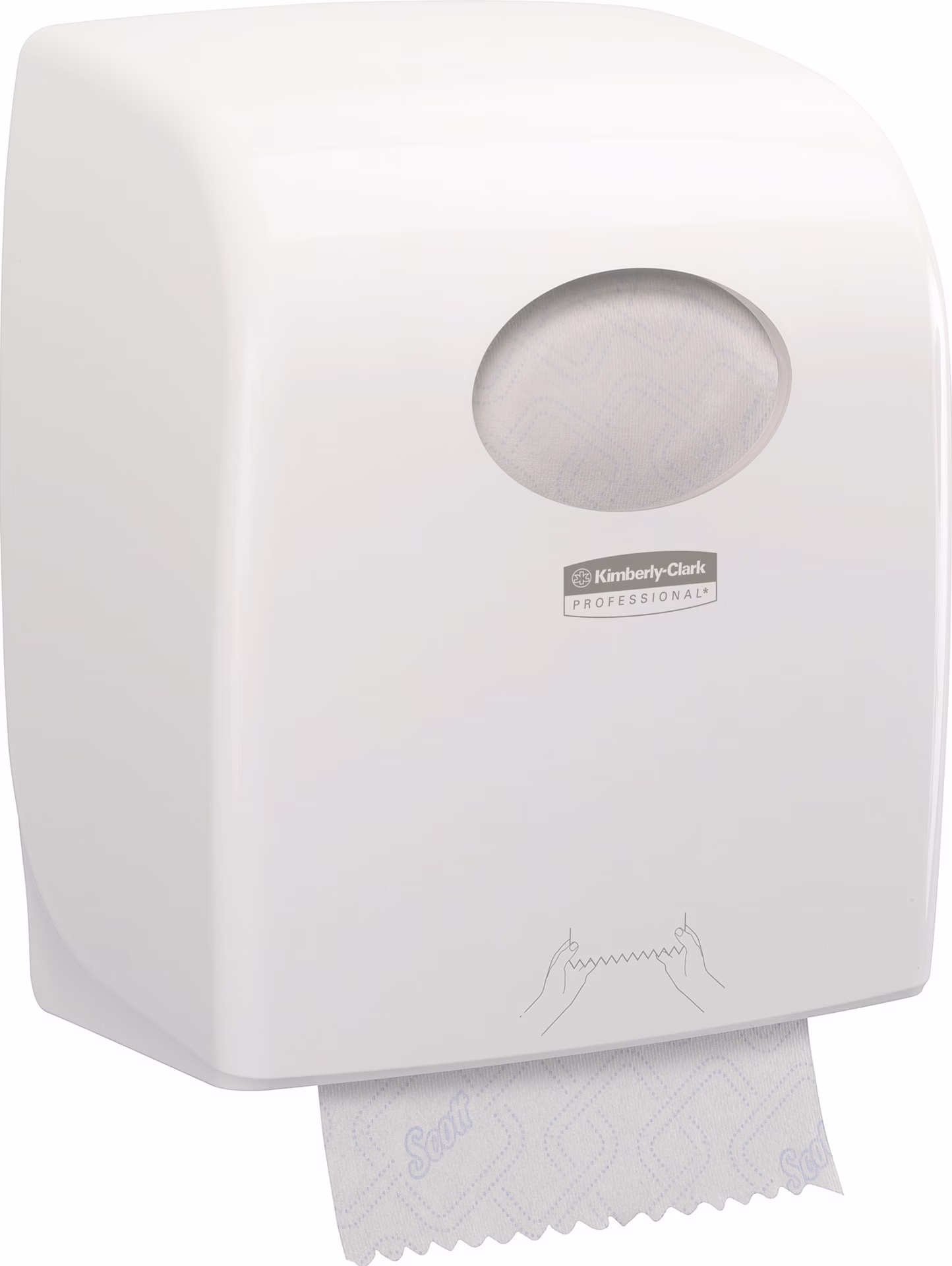 Rollenhandtuchspender AQUARIUS 7375 H374xB297xT248ca.mm gr
