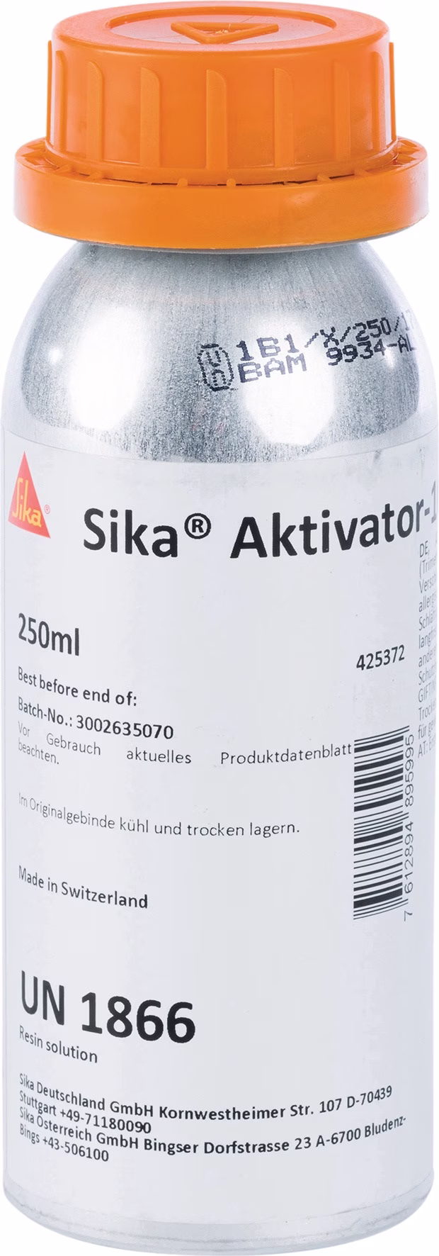 Aktivator 100 lösemittelhaltig farblos b.leicht gelblich 250 ml Dose